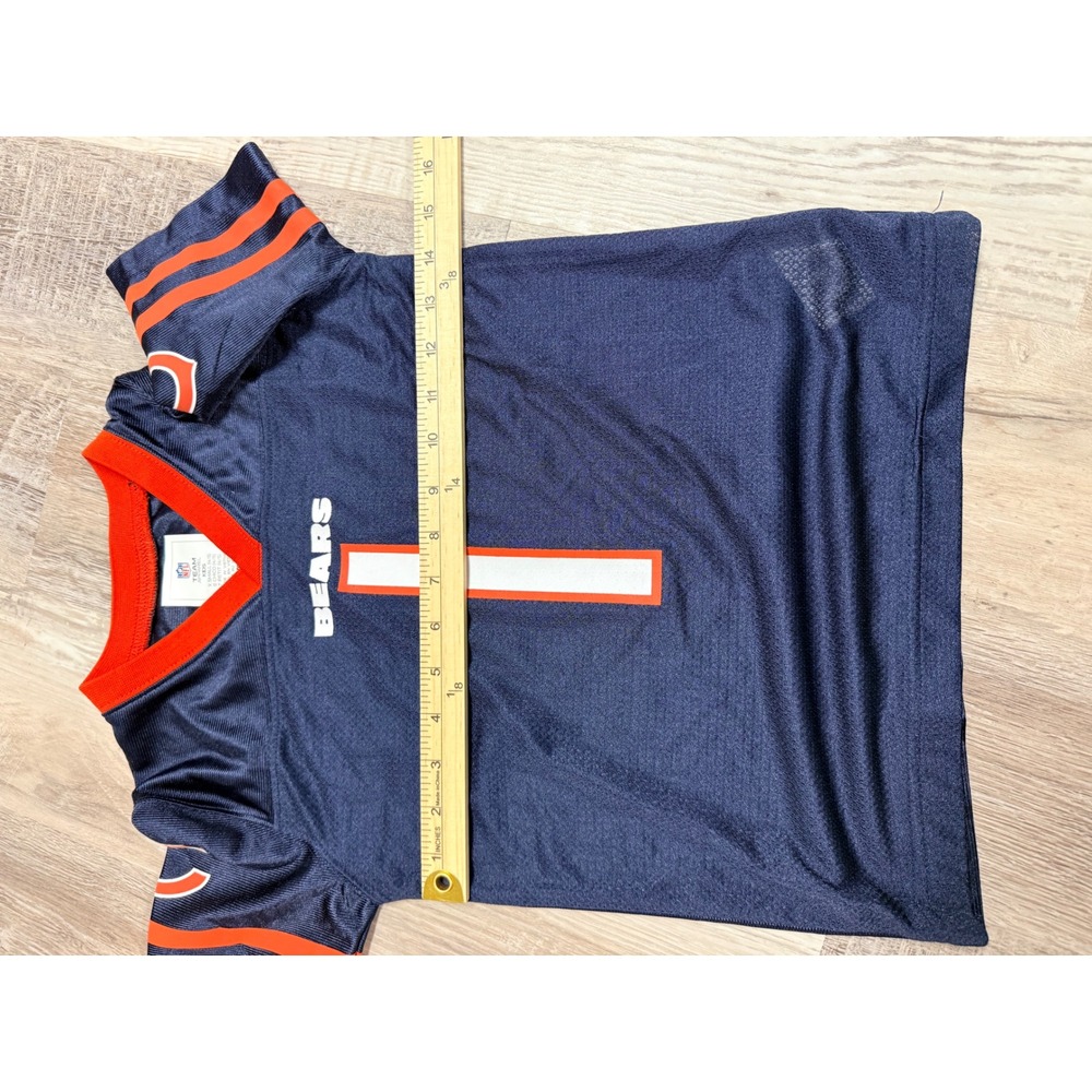 NFL Team Apparel Chicago Bears Justin Fields 1 Kids Jersey Navy Blue XS 4/5 - Picture 3 of 5